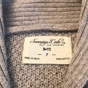 Boys Cardigan Sweater